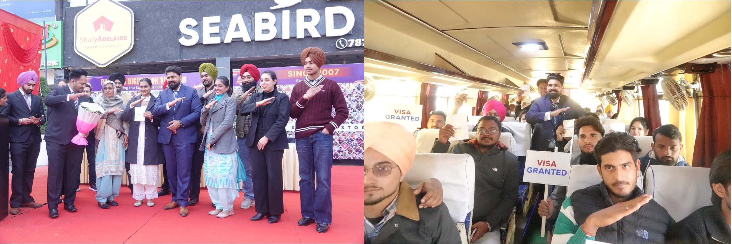 Sea Bird Education has created history by awarding more than 850 visas.